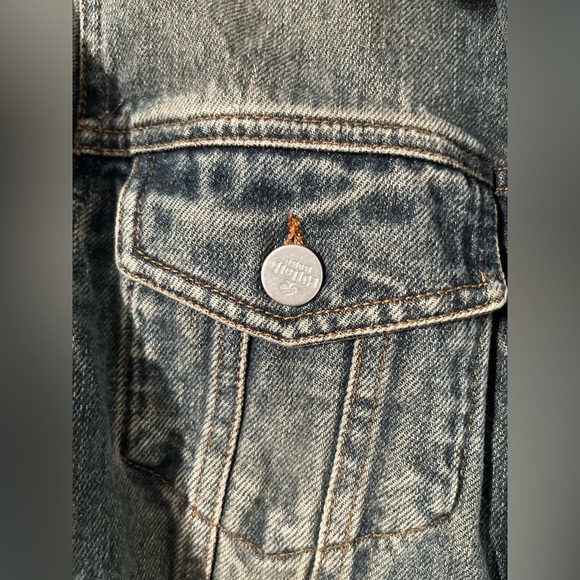 Killah bebe Miss Sixty vintage Y2K Patch Work Denim Sherpa trim Jacket - Picture 7 of 16